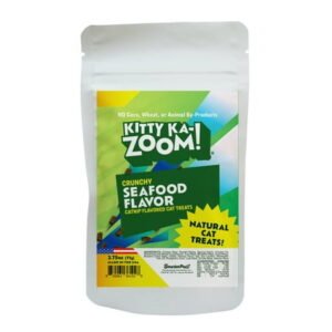 Kitty Ka Zoom Grain-Free Crunchy Seafood Catnip Treats, 2.75 oz