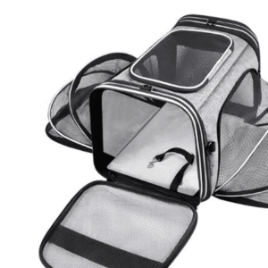 Airline Approved Soft Sided Pet Carrier Top Loading 4 Side Expandable Large Travel Cats Carrier Collapsible with 3 Removable Washable Pads and 3 Pockets for Cats Kitten and Small Dogs