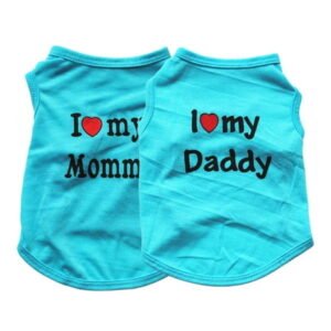 GASTROPOD 2Pcs Dog Shirts,Premium Cotton-Polyester Blend for Comfort Dog Clothes,Perfect Fit for Small Dogs Puppy Clothes,M