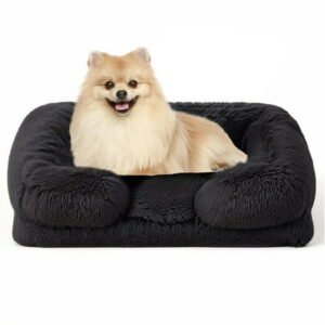 PayUSD Warming Fluffy Orthopedic Dog Beds for Large Dogs,Dog Bed with Plush Thick Egg Foam Support and Non-Slip Bottom, Large Waterproof and Machine Washable Pet Bed Cover