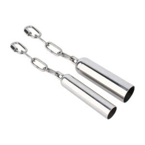 Large Stainless Steel Bell Bird Toy for Medium and Large Parrots and Squirrels – Durable Size for Pets