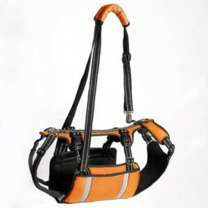 Mobility Dog Lift Harness Emergency Carry Sling Pet Rear Leg Support Rehabilitation Lifts Vest Dog Carrier For Senior Dogs Joint Injuries Arthritis Orange L