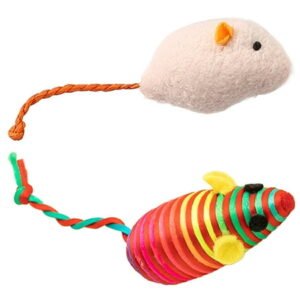 BESTSKY Interactive Cat Toy,Bite-Resistant Plush Remote Control Cat Toy,Safe Cats to Play and Chew Cat Toys Interactive,Style1