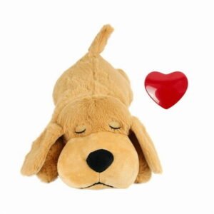 Puppy Heartbeat Soothing Hug Toy Dog Plush Doll Pet Comfortable Behavioral Training Play Aid Tool Anxiety Relief Sleep