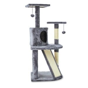 Vibrant Life 5- Level Multi-Functional Cat Tree & Condo, Gray, 45″