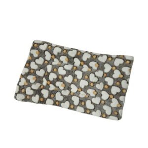 Slhenay Plush Dog Bed for Small Dogs – Soft Dog Crate Pad Dog Bed Mat, Washable Kennel Pad Pet Beds with NonSlip Bottom, Fluffy Plush Dog Mat, Crate Pet Beds Dog Sleeping Mat Cushion Bed 9.8×12.6inch