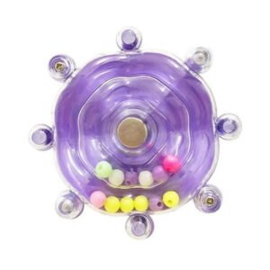 SharkTRUE Cockatoo Chew Toy Flying Saucer Bird Decompression Relief Toy For Stress Anxiety Wheel Parrot Peony Nibble Enrichment I3G4 Suppl