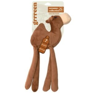 Grrreen Dog Toys | Plush Stuffed Animal Camel, Jumbo | Eco-Friendly Non Toxic Toys