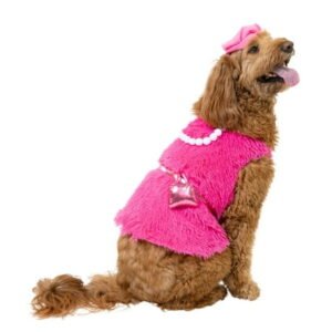 Vibrant Life Halloween Costume for Dogs, Paw-risian, Pink, Medium