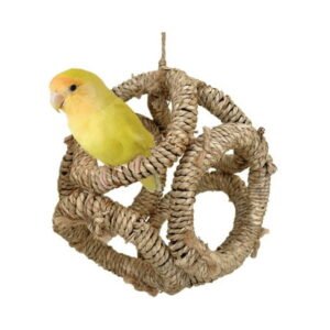 CIYISON Bird Straw Cage Toy Bird Perch Rings Swing Scratchers Branch Perch for Parrots Parakeets Toy Branch Bird Cage Toy
