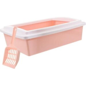 Sturdy Cats Litter Litter Tray with Scoop Kitten Clean Toilet Litter Box for Cat