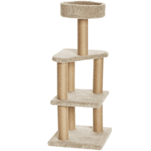 Basics – Cat Tree Indoor Climbing Activity Tower with Scratching Posts, multi-level, Large,