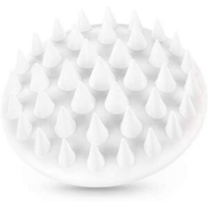 PETKIT Brush and Massager for Dogs and Cats, Pet Bath Grooming Brush, Soft Silicone, White Color Comb Brush