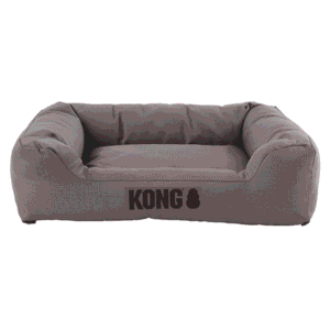KONG Bolster Cuddler Dog Bed (Gray)