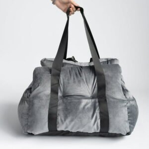 Cat Dog Dual-use Portable and Washable Pet Carrier, Anti-Slip Car Seat Booster with Safety Clip-On and Adjustable Belt for Small Dogs Cats up to 25lbs