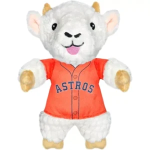 Pets First MLB Goat Plush Toy for Dogs & Cats Squeaky Dog Toy with Squeaker