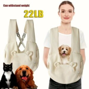 Extra-Large Fluffybaby Dog Sling Carrier – Winter Pet Bag With Cotton Lining, & Breathable Design Small Dog Carrier Bag Medium Dog Carrier Bag