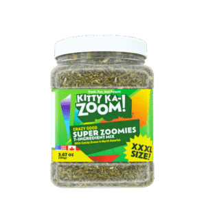 Kitty Ka Zoom Zoomie Mix Catnip Jar 3.67 Ounces for Cats, Freeze-Dried