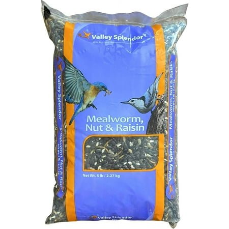 Red River Commodities Mealworm Bird Food – For All Pets, All Lifestages – 5 Pound Pack