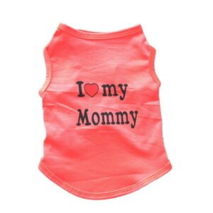 GASTROPOD Dog Shirts,Made with Soft Cotton Fabric Dog Clothes,Great for Everyday Wear or Special Days Puppy Clothes,S,Mommy