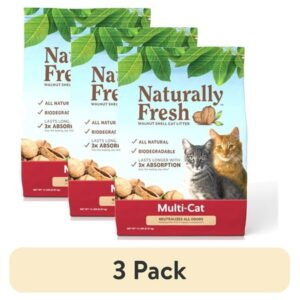 (3 pack) Naturally Fresh Multi-Cat Eco-Friendly Cat Litter 14 lb. Bag