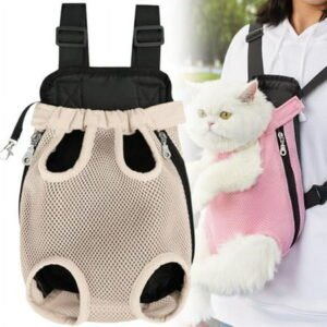 Furry Pawsy Carrier, Furry Pawsy Cat Carrier, Furry Pawsy Cat Backpack, Pet Travel Carrier, Dog Cat Backpack Carrier for Hiking Cycling, Comfortable Shoulder Straps, Adjustable