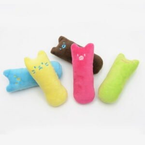 FESTFENDS 1Pcs Cat Teething Toy for Kitten Chewing and Teeth Grinding Indoor Playtime Coffee 10.0X4.5X2.5in