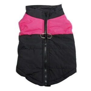 Yesbay Winter Pet Dog Puppy Clothes Zipper Vest T-shirt Apparel Buckle Casual Coat,Pink