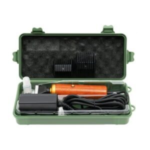 Corded Dog Clippers Electric Pet Grooming Clipper with Steel and Ceramic Blades 55 W