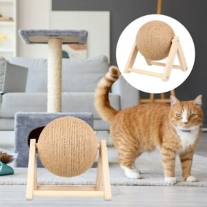 LEORX Cat Scratching Ball Toys Cat Scratching Ball Sisal 1Set