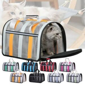 Pet Carrier for Cats & Dogs Soft-Sided Travel Tote for Small to Medium Pets up to 15 Lbs Comfortable & Portable Pet House Valentine’s Day Gitf’s