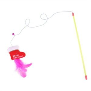 Apmemiss Clearance Cat Toys, Interactive Cat Toy Replacements with Bell, Wand Cat Spring Interactive Toys for Indoor Cats Play Chase Exercise Interactive Cat Toy