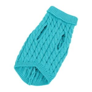 Dog Sweater, Fall Winter Warm Puppy Clothing, Soft Knitted Pet Coat, Cozy Dog Apparel, Stretchable Pet Sweater, Knitted Outfits, Solid Color Sweater for Small Medium Large Dogs Cats