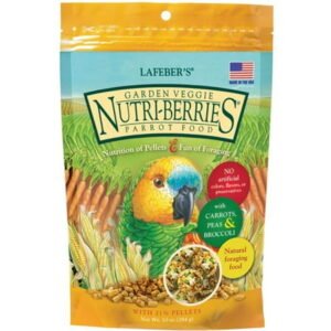 Lafeber Nutri-Berries Garden Veggie Parrot Bird Food, 10 Oz