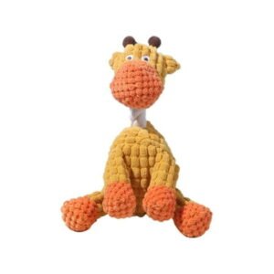 Dog Toys, Indestructible Dog Squeaky Toys for Aggressive Chewers, Tough Stuffed Plush Chew Toys for Large Small Indoor Pups Teething (1Pc)