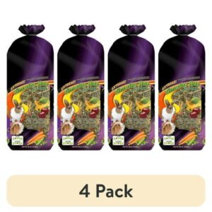 (4 pack) Extreme Fruit and Veggie Hay, Small Animal Food, 24 oz