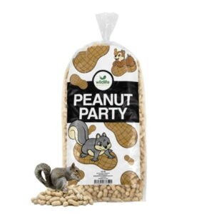 Wildlife Elements Peanut Party Unprocessed, Raw In-Shell Peanuts Wildlife Animal Food – Rich in Protein, Healthy Fats, and Essential Nutrients for Birds, Squirrels, and Waterfowl, 10lb