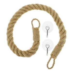 Unique Bargains Hermit Reptile Climbings Reptile Tank Terrarium Accessories W/ 2 Suction Cup Hooks 1 Set 21.65″