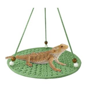 Lizards Reptile Hammock Pad Small Pet Toy Bed Swing Lizards Reptile Terrariums Habitat Decoration