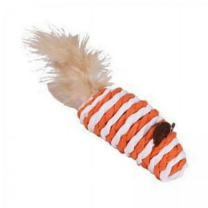 TOOYFUL 4xFake Mouse Cat Toys Small for Interactive Game Cat Kitten Store Orange
