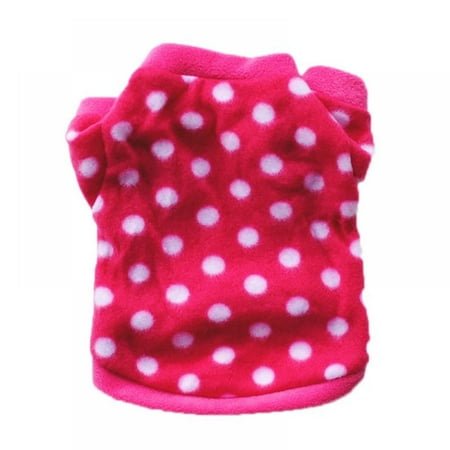SLPUSH Small Pet Dog Warm Sweater Shirt Coat Puppy Soft Fleece Pullover Clothes Apparel