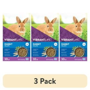 (3 pack) Vibrant Life Rabbit Pellets, 10 lb