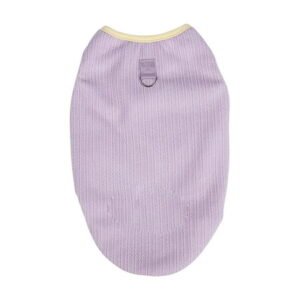 Pet Knit Dog Vest Leash Ring Design Lightweight Daily Casual Dog Apparel for Small Dogs