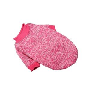 YUEHAO Dog Clothes for Small Dogs 1Pieces Dog Sweater Winter Pet Clothes Dog Outfit Soft Cat Sweater Dog Sweatshirt for Small Dog Puppy Cat Pet Supplies for Dogs (Hot Pink, M)