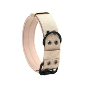 Tactical Dog Collar,Outdoor Dog Collar Set Dog Leash Metal Buckle Breathability Nylon Adjustable Dog Collar for Training Neck Pet Products(XL,D)