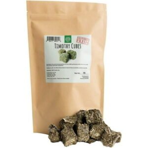 Small Pet Select – Straight Timothy Hay Cubes – 100% All Natural Timothy Hay, Not Blended – Delivered Fresh, Guarantee, (1 lb)