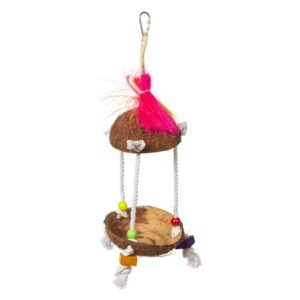 Prevue Pet Products Tiki Hut Playfuls Forage & Engage Bird Toy 62188