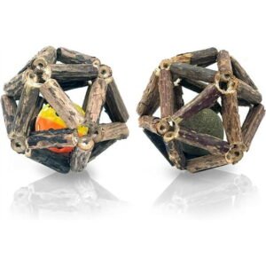 Catnip Toys for Cats Cat Toys Cat Chew Toy Cleaning Teeth Molar Tools Natural Silvervine Sticks Catnip Ball & Bell Ball Catnip Cat Toy Relieving Stress Kitty Toys