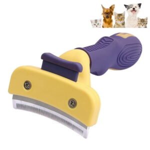 Cat Brush & Cat Comb for Shedding, Hair Brush for Long Hair and Short Hair, Pet Grooming Tool for Small to Medium Dogs and Cats, Detangle, Eco Friendly, Weekly Grooming