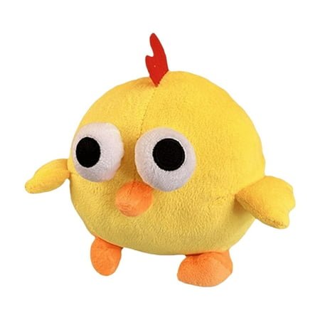 Active Moving Pet Plush Toy, Smart Interactive Dog Toy With Sound & Motion Sensor, Usb Rechargeable Washable Cartoon Chick Plush Squeaky Bouncing Ball For Dogs & Puppies